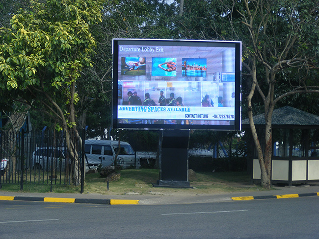 斯里兰卡科伦坡机场户外LED显示屏项目